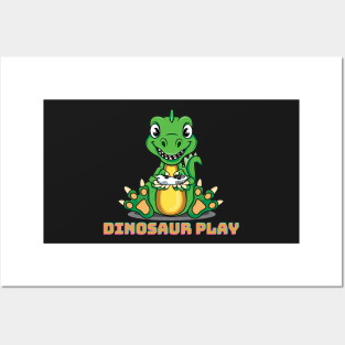 Dinosaur Play Posters and Art